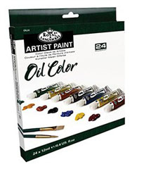 Zestaw farb olejnych Artist Paints by Royal & Langnickel / 24 szt x 12 ml