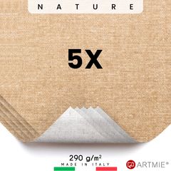 Próbki płótna malarskiego  ARTMIE Nature - 5 szt. | różne wymiary