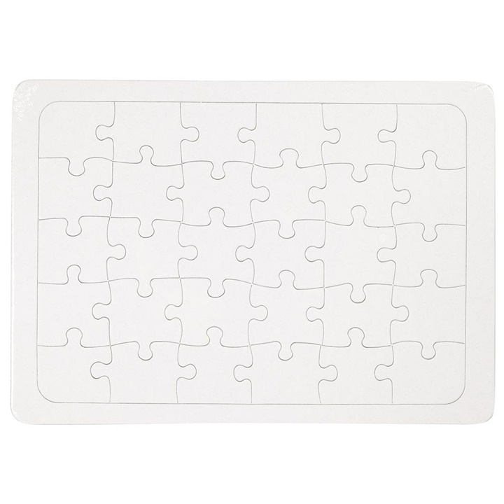 Puzzle DIY do wymalowania dla dzieci  A4 