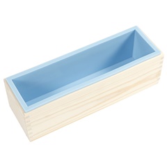 Forma silikonowa do mydła w drewnianym pudełku 