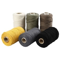 Sznurek do makramy 2 mm x 198 m | różne kolory