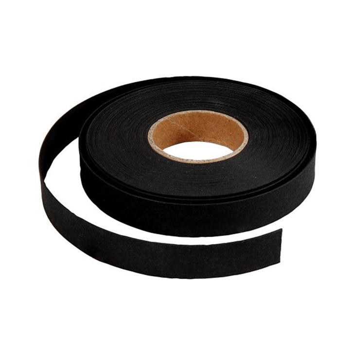 Taśma do plecenia z papieru ze sztucznej skóry | 4 black Taśma do plecenia z papieru ze sztucznej skóry | 4 black