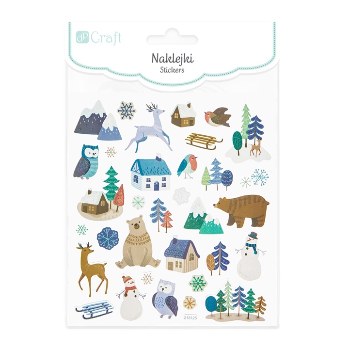 Naklejki Winter Landscape / 33 szt
