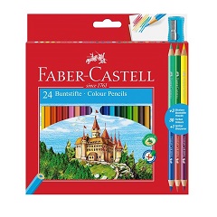 Komplet kredek ołówkowych Faber-Castell / 24szt
