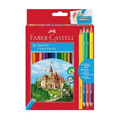 Kredki ołówkowe Faber-Castell graniaste / 36szt