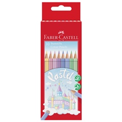 Kredki ołówkowe w pastelowych kolorach Faber Castell / 10 szt.