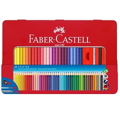 Rozpuszczalne kredki ołówkowe Faber-Castell Eco kredki / 48 kolorów 