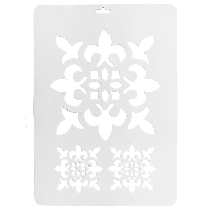 Plastikowy szablon - Ornament / 21 x 29cm 