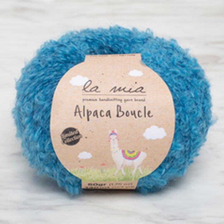 Włóczka La Mia Alpaca Boucle 50 gr | różne kolory