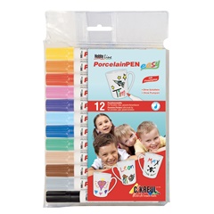 Zestaw markerów porcelanowych 12 szt.