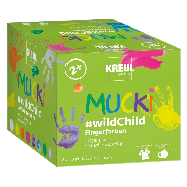 Zestaw farb MUCKI Wild Child  - KREUL / Set 8 x 150 ml