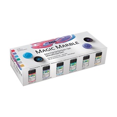 Zestaw farb do marmurkowania Kreul Magic Marble 6x20 ml