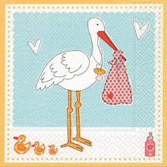 Serwetki do Decoupage Stork - 1 szt