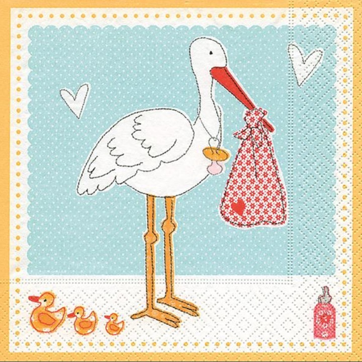 Serwetki do Decoupage Stork - 1 szt