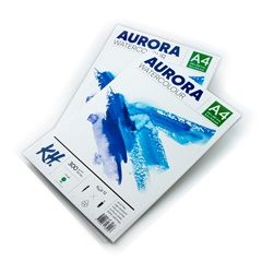 Akwarelowy blok AURORA rough A4 - 12 arkuszy | różne formaty