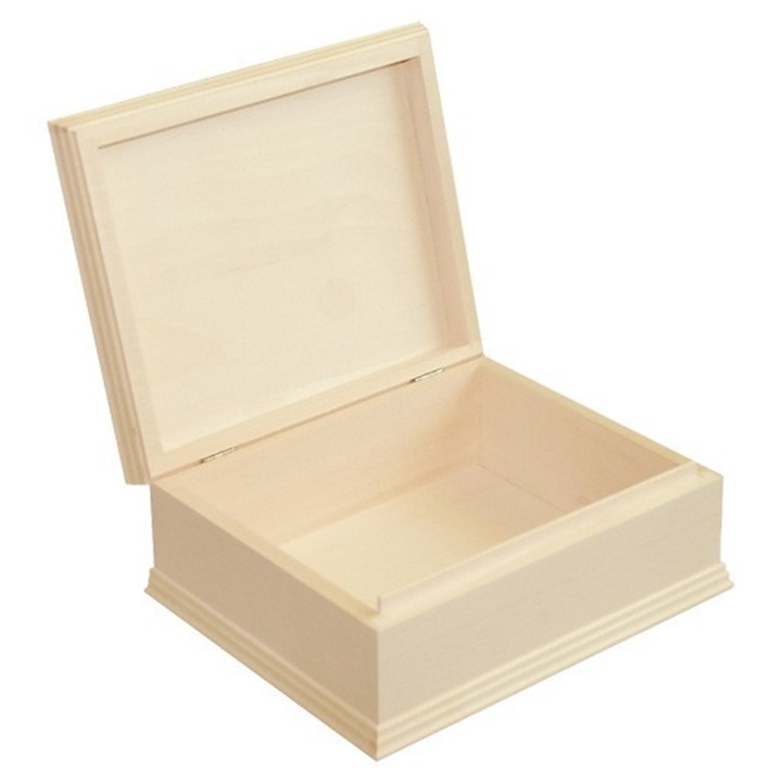 Pudełko drewniane na biżuterię skrzynka na drobiazgi 