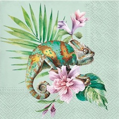Serwetki do Decoupage - Exotic Chameleon  / 1 szt