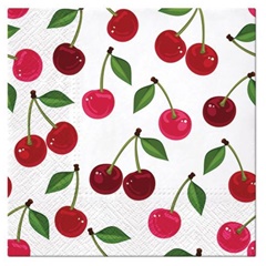 Serwetki do Decoupage Cherries Pattern - 1 szt
