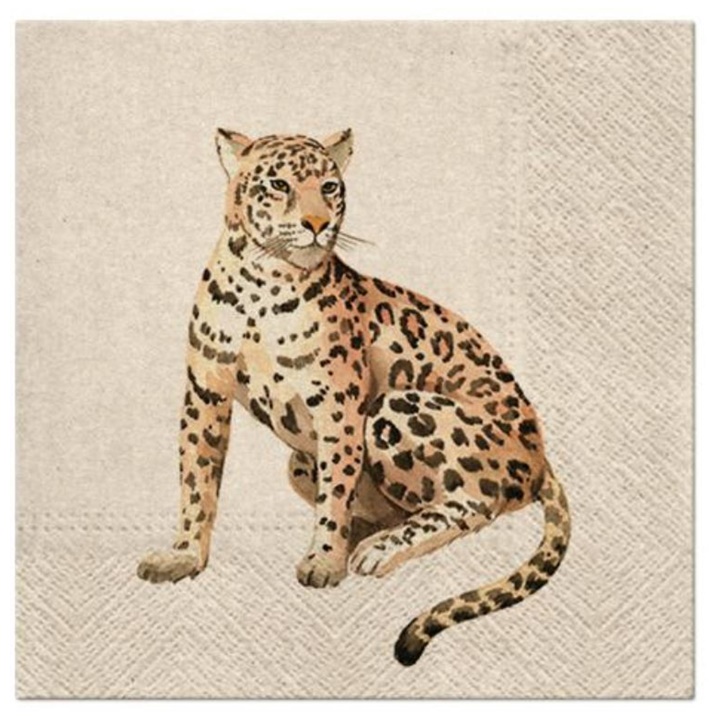 Eko serwetki do Decoupage Leopard / 1 szt