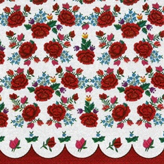 Serwetki do Decoupage Poppies Embroidery Pattern 1 szt