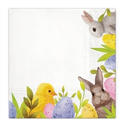 Serwetki do Decoupage Bunny Corner / 1 szt