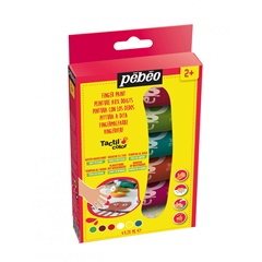 Farby do malowania palcami  Pebeo Tactilcolor 6 x 20 ml