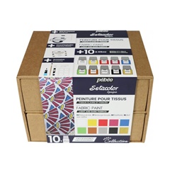 Farby do ciemnych tkanin Setacolor Opaque / zestaw 10 x 45 ml
