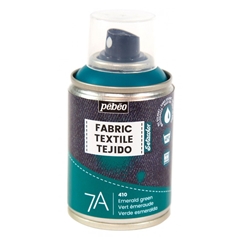 Farba w areozolu do testyliów Pebeo 7A 100 ml | 410 szmaragdowa zieleń