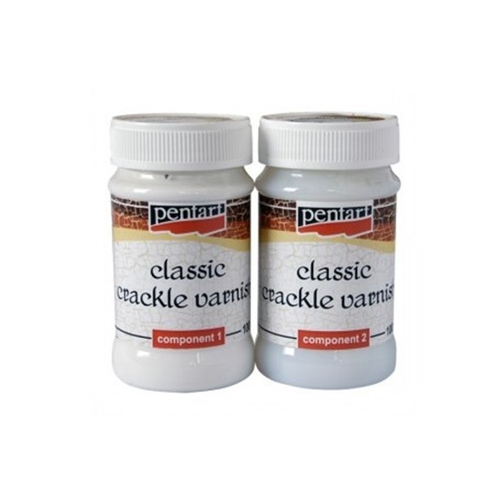 Lakier postarzający do spękań dwuskładnikowy / klasyczny 2 x 100 ml