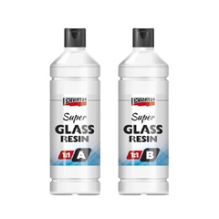 Syntetyczna żywica dwuskładnikowa Super Glass Pentart 1:1 -  250 ml