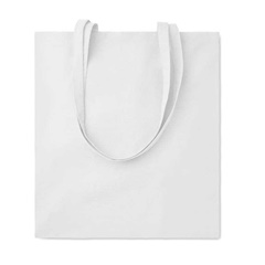 Bawełniana torba biała  - 38 x 42 cm