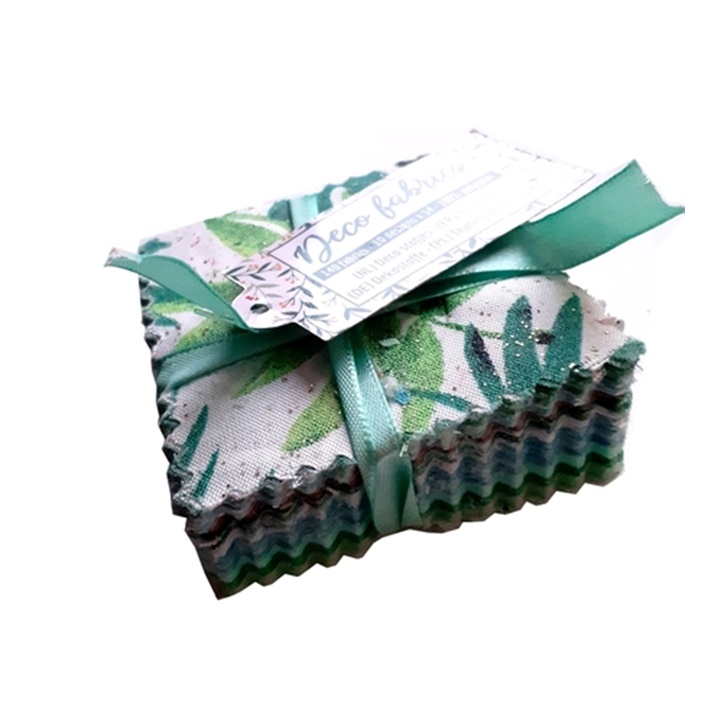 Tkanina do patchwork mała 140 szt | różne kolory