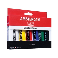 Zestaw farb akrylowych AMSTERDAM Standard Series / 6 x 20ml