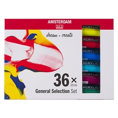 Zestaw farb akrylowych AMSTERDAM Dream and Create  36 x 20 ml