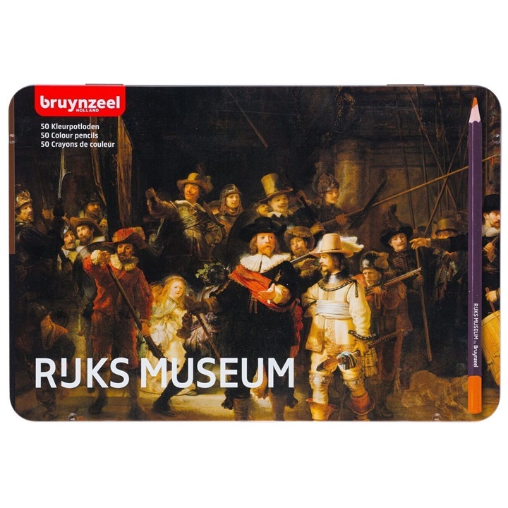 Kredki Bruynzeel z limitowanej edycji Rembrandta Harmensz. van Rijn / 50 szt