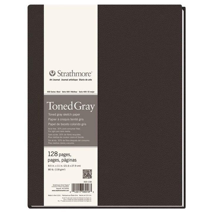 Artbook Strathmore Toned Gray twarda oprawa  | różne rozmiary
