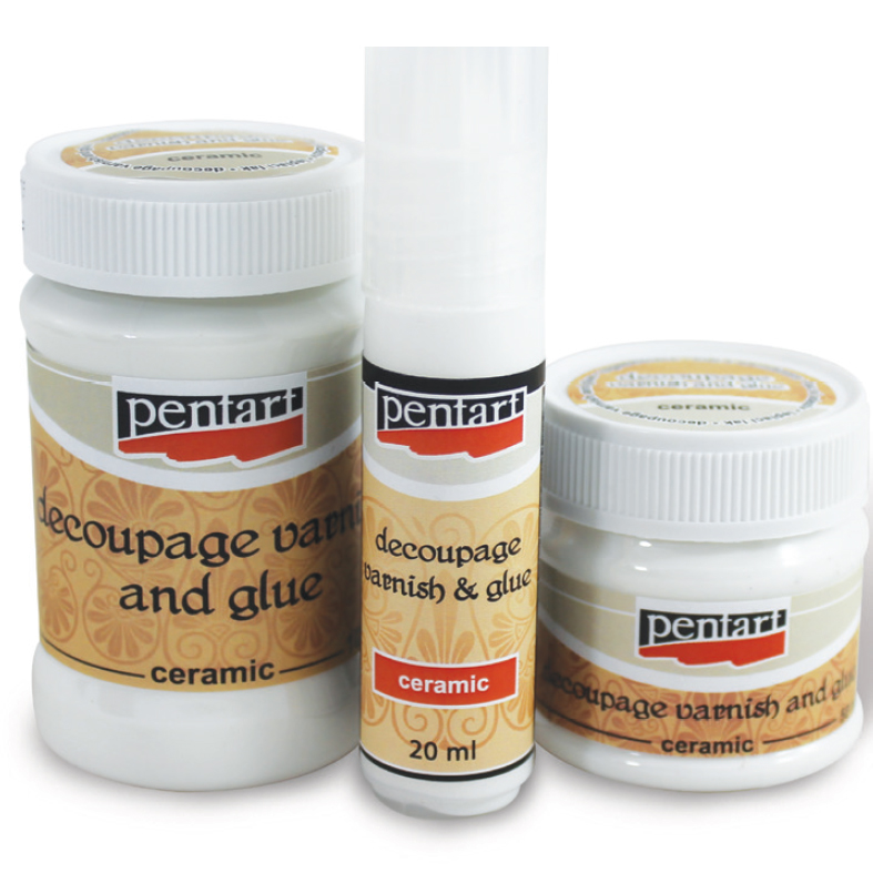 Klej i lakier - 2w1 do Decoupage na ceramice / 100ml