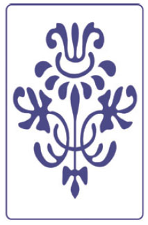 Szablon PENTART, format A5 - wzór: Ornament S3