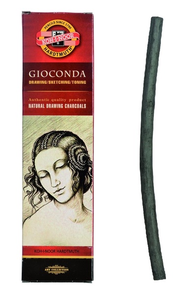 Węgiel naturalny rysunkowy kreślarki Gioconda Koh-I-Noor / 6 szt