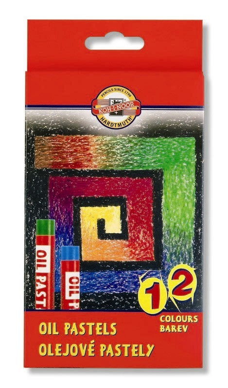 Kredki pastelowe olejne Koh-I-Noor / 12szt