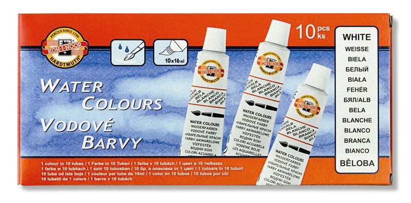 Biel kryjąca - Water Colours / 1 szt x 16 ml