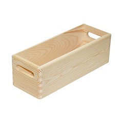 Drewniana skrzynka - półfabrykat / 35 cm x 13 cm x 12 cm 