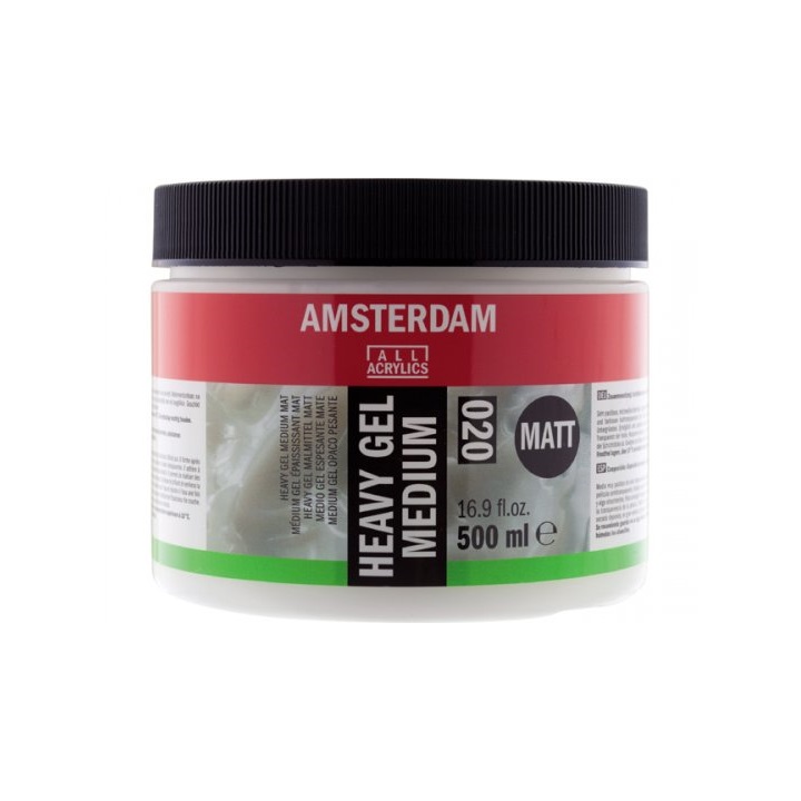 Medium matowe AMSTERDAM HEAVY GEL 020 / 500 ml