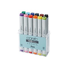 Zestaw markerów COPIC Classic Basic Colours / 12 szt