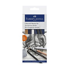 Węgle do rysowania, szkicowania Faber-Castell / 7 elementowy