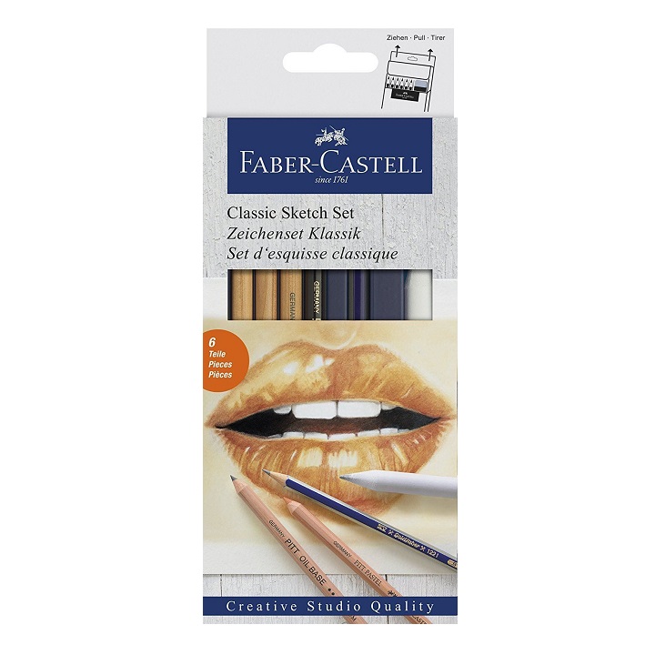 Zestaw do szkicowania Faber-Castell / 6 szt