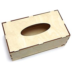 Drewniany półfabrykat - składane pudełko na serwetki