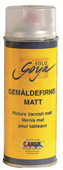 Werniks końcowy w sprayu Solo Goya matowy / 400 ml