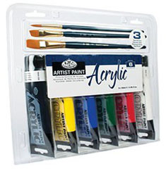Akrylowy zestaw farb Royal & Langnickel / 9 elementów