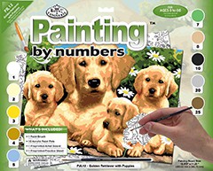 Malowanie po numerkach Royal & Langnickel - Pieski / format A3